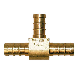 Flair-It 41152 BestPEX Brass Tee - 3/4" - 41152 Flair-It 41152 BestPEX Brass Tee - 3/4" - 41152