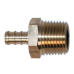 Flair-It 51125 BestPEX Brass Male Adapter - 3/4" x 3/4" MPT - 51125 Flair-It 51125 BestPEX Brass Male Adapter - 3/4" x 3/4" MPT - 51125