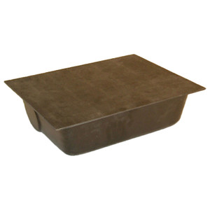 Icon 00438 Holding Tank with Left or Bottom End Drain HT630ED - 22.5" x 18.5" x 6" (Tank Only) - 438