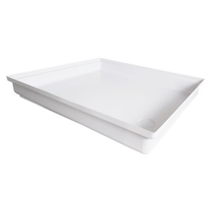 Icon 12873 Shower Pan SP300 - 32-1/8" x 30-1/8" x 4-5/8", Polar White - 12873