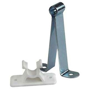 JR Products 10545 C-Clip Style Door Holder - 3", Metal/Plastic Combo - 10545