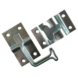 JR Products 11775 T-Style Door Holder - Zinc, 90° - 11775