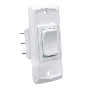 JR Products 12835 Momentary-On/Off/Momentary-On Switch - White - 12835 JR Products 12835 Momentary-On/Off/Momentary-On Switch - White - 12835