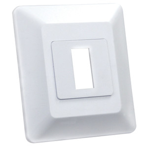 JR Products 13605 Switch Base and Face Plate - Single - 13605