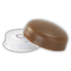 JR Products 20395 Screw Covers, Pack of 14 - Brown - 20395