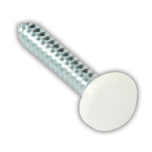 JR Products 20415 Kappet Screws with Covers, Pack of 14 - White - 20415