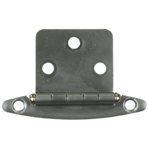JR Products 70655 Free Swing Flush Mount Hinge - Chrome - 70655