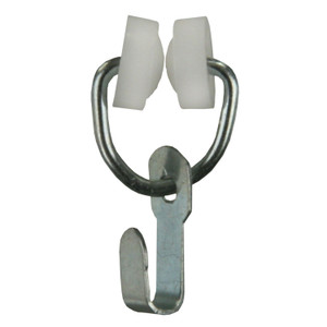 JR Products 81155 Wheeled Curtain Carrier - Type B with Hook - 81155