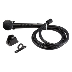 Dura Faucet RV Single-Function Shower Haed and Hose - Black - DF-SA130-BK Dura Faucet RV Single-Function Shower Haed and Hose - Black - DF-SA130-BK