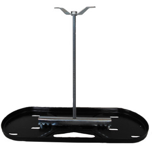 Outdoors Unlimited 16758 Universal LP Bottle Tray - Black - 16758 Outdoors Unlimited 16758 Universal LP Bottle Tray - Black - 16758