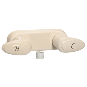 Phoenix Faucets by Valterra PF223141 Catalina Two-Handle 4" Shower Valve with Vacuum Breaker - Biscuit - PF223141 Phoenix Faucets by Valterra PF223141 Catalina Two-Handle 4" Shower Valve with Vacuum Breaker - Biscuit - PF223141