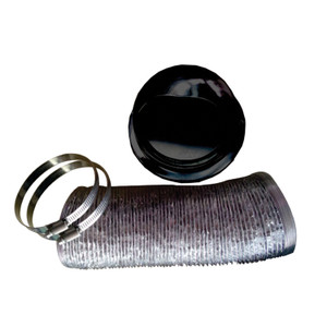 Pinnacle 18-1065 Outside Vent Kit with Damper for Dryer - Black - 18-1065 Pinnacle 18-1065 Outside Vent Kit with Damper for Dryer - Black - 18-1065