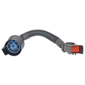 Pollak 11-933P 7-Way Rectangular to 7-Way Round Harness Adapter - 11-933P