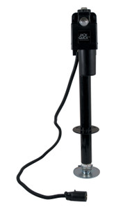 Quick Products JQ-3500B-7P Power A-Frame Electric Tongue Jack with 7-Way Plug - 3,650 lbs. Lift Capacity, Black - JQ-3500B-7P