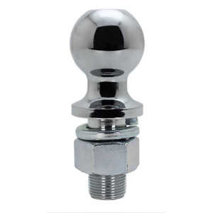 Quick Products QP-HB3004S 1-7/8" Chrome Hitch Ball - 1" Diameter x 2-1/8" Long Shank - 2,000 lbs. - QP-HB3004S