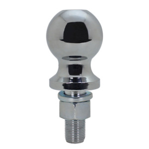 Quick Products QP-HB3007 2" Chrome Hitch Ball - 3/4" Diameter x 2" Long Shank - 3,500 lbs. - QP-HB3007
