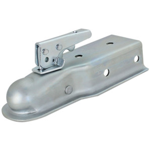 Quick Products QP-HS3025Z Zinc Trigger-Style Trailer Coupler - 2" Ball, 3" Channel - 3,500 lbs. - QP-HS3025Z