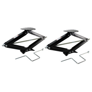 Quick Products QP-RVJ-S30-2PK RV Stabilizing and Leveling Scissor Jack, 5,000 lbs. Max, 30" - 2-Pack - QP-RVJ-S30-2PK