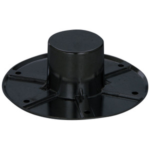 Russell Products MA-1112B Black Pedestal Base - Flush - MA-1112 BLACK