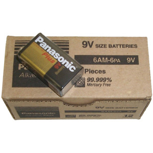 Universal Power Group C3787 Panasonic Alkaline Batteries - 9-Volt, Pack of 12 - C3787 Universal Power Group C3787 Panasonic Alkaline Batteries - 9-Volt, Pack of 12 - C3787