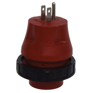 Valterra A10-1530DAVP Mighty Cord Detachable Adapter Plug - 15AM to 30AF, Red (Carded) - A10-1530DAVP