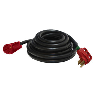 Valterra A10-5025EH Mighty Cord 50 Amp Extension Cord w/Handle - 25', Red - A10-5025EH