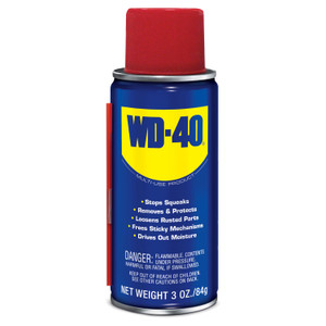 WD-40 490002 Multi-Use Lubricant Penetrant Spray - 3 oz. - 490002 WD-40 490002 Multi-Use Lubricant Penetrant Spray - 3 oz. - 490002
