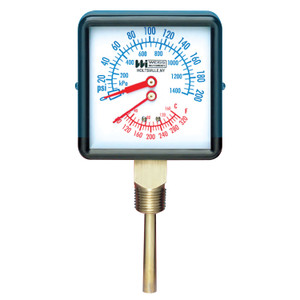 Weiss Instruments HTP40L Tri-O-Meter - 1/2" NPT Lower - HTP40L