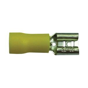 WirthCo 80827 Vinyl Quick Disconnect, Female - 0.250 Tab, 12-10 AWG, Pack of 25 - 80827 WirthCo 80827 Vinyl Quick Disconnect, Female - 0.250 Tab, 12-10 AWG, Pack of 25 - 80827