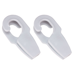 Extreme Max 3005.5017 BoatTector Boat Rail Fender Hangers, Value 2-Pack - 1.25", White - 3005.5017