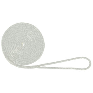 Extreme Max 3006.2000 BoatTector Solid Braid MFP Dock Line - 3/8" x 15', White - 3006.2