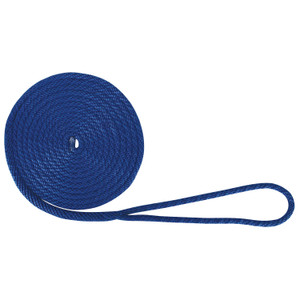 Extreme Max 3006.2009 BoatTector Solid Braid MFP Dock Line - 3/8" x 15', Royal Blue - 3006.2009