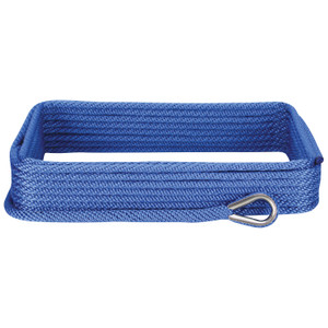 Extreme Max 3006.2051 BoatTector Solid Braid MFP Anchor Line with Thimble - 3/8" x 50', Royal Blue - 3006.2051