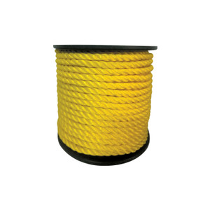 Extreme Max 3006.2240 BoatTector Twisted Polypropylene - 3/8" x 600', Yellow - 3006.224