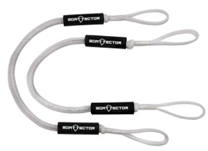 Extreme Max 3006.2717 BoatTector Bungee Dock Line Value 2-Pack - 6', White - 3006.2717