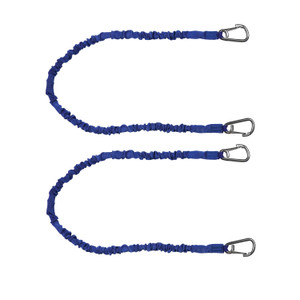 Extreme Max 3006.2909 BoatTector High-Strength Line Snubber & Storage Bungee, Value 2-Pack - 36" with Medium Hooks, Blue - 3006.2909