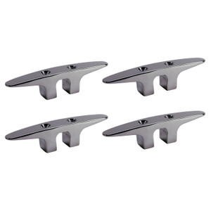 Extreme Max 3006.6759.4 Soft Point Stainless Steel Dock Cleat - 4.5, Value 4-Pack - 3006.6759.4