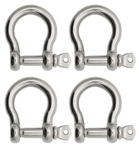 Extreme Max 3006.8306.4 BoatTector Stainless Steel Bow Shackle - 7/8", 4-Pack - 3006.8306.4 Extreme Max 3006.8306.4 BoatTector Stainless Steel Bow Shackle - 7/8", 4-Pack - 3006.8306.4