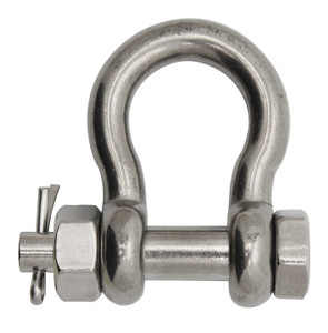 Extreme Max 3006.8372 BoatTector Stainless Steel Bolt-Type Anchor Shackle - 3/8" - 3006.8372