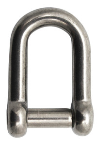 Extreme Max 3006.8399 BoatTector Stainless Steel D Shackle with No-Snag Pin - 3/8" - 3006.8399