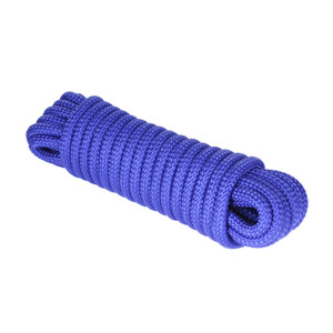 Extreme Max 3008.0295 16-Strand Diamond Braid Utility Rope - 5/8" x 50', Blue - 3008.0295