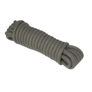 Extreme Max 3008.0415 16-Strand Diamond Braid Utility Rope - 1/4" x 100', OD Green - 3008.0415