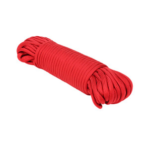 Extreme Max 3008.0535 Red Type III 550 Paracord Commercial Grade - 5/32" x 25' - 3008.0535
