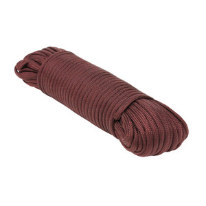 Extreme Max 3008.0562 Brown Type III 550 Paracord Commercial Grade - 5/32" x 50' - 3008.0562