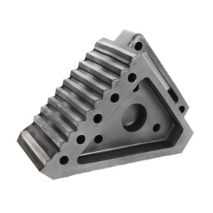 Extreme Max 5001.5772 Heavy-Duty Solid Rubber Wheel Chock with Handle - 5001.5772