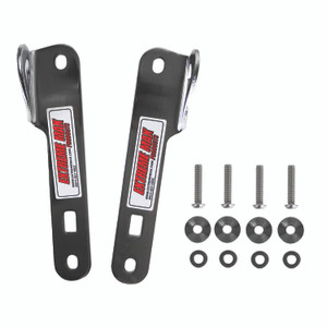 Extreme Max 5001.5801 Teardrop Tie-Down Brackets for Harley Davidson Electra Glide and Street Glide Motorcycles (2014-2020) - Chrome - 5001.5801