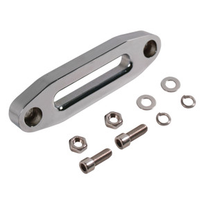 Extreme Max 5600.3096 MAGNA Polished Aluminum Universal ATV / UTV Hawse Fairlead for Synthetic Rope - 5600.3096