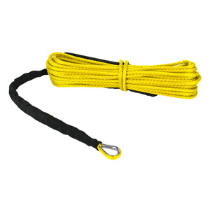 Extreme Max 5600.3200 "The Devil's Hair" Synthetic ATV / UTV Winch Rope - Yellow - 5600.32