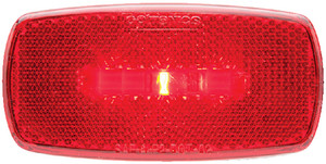 FulTyme RV - 1 Led Mark Lite Oval Black Red - 1185