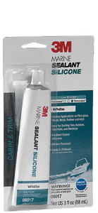 3M Marine - Mildew Res. Silicone-wht 3 Oz - 8017 3M Marine - Mildew Res. Silicone-wht 3 Oz - 8017